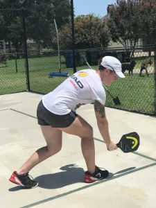 Pickleball-Footwork-Crossover Step-Backhand