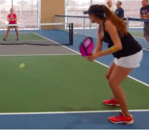 two-handed backhand