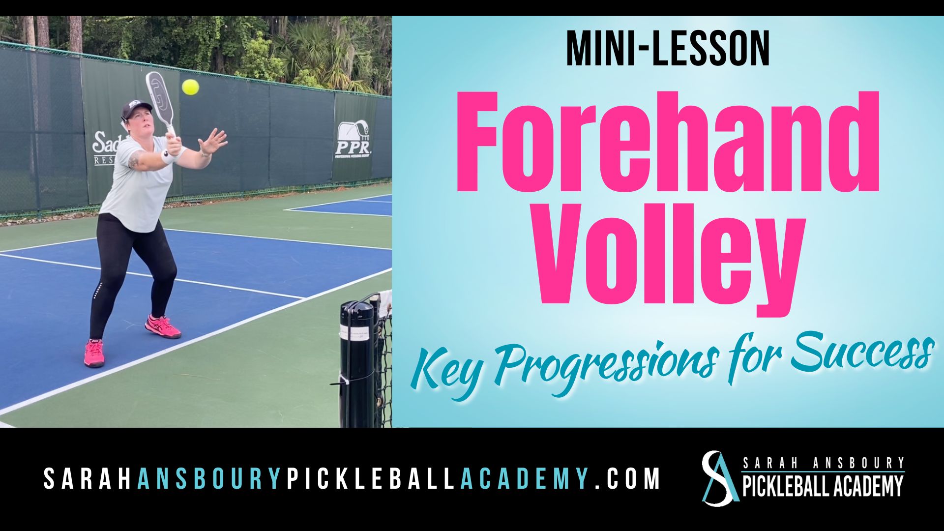 Pickleball Forehand Volley - Key Progressions for Success