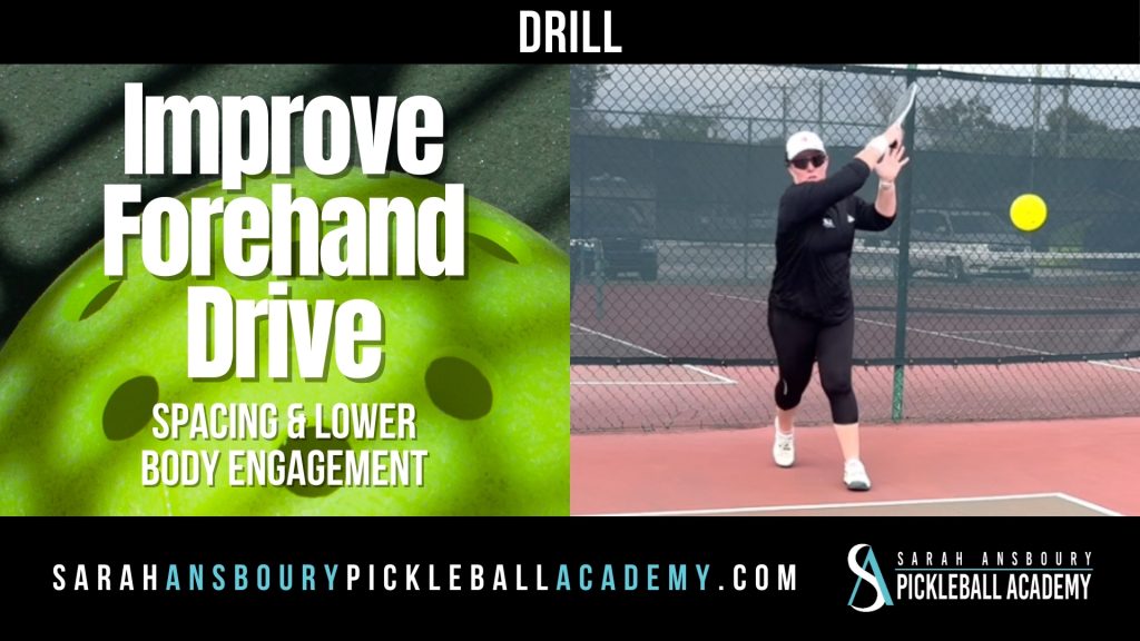 Improving Forehand Drive - Pickleball Drill